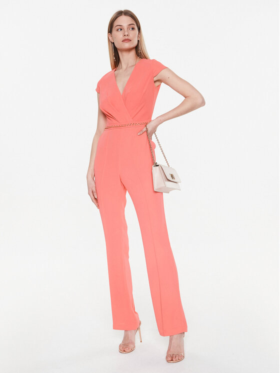 Jumpsuit Poly 3GGK43 9630Z Rosa Regular Fit