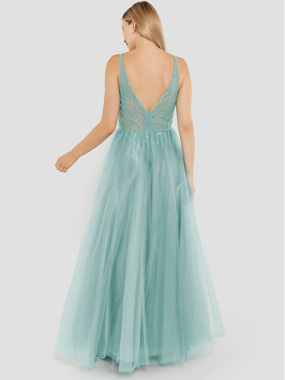 Abito da sera 5AD19900 Turchese Regular Fit