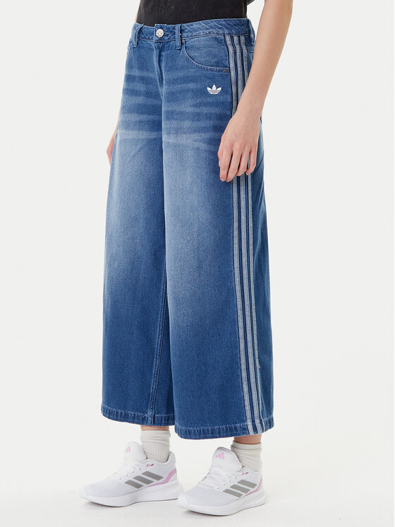 adidas adidas Farmer adicolor Denim Adilenium JV7454 Kék Wide Leg
