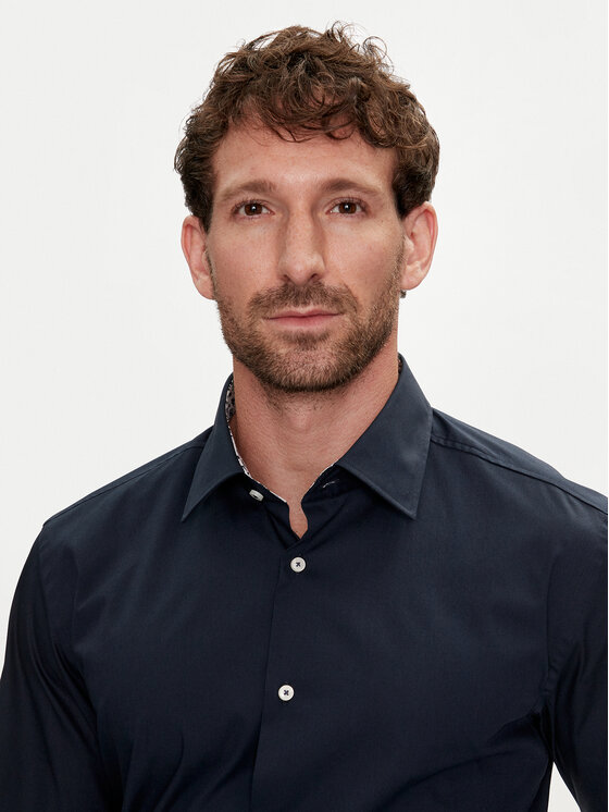 BOSS Boss Särk H-Hank-Kent-C3-214 50512652 Tumesinine Slim Fit