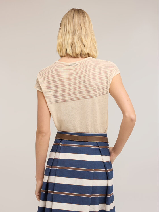 Motivi Motivi Maglione M303W004018N002 Crema Boxy Fit