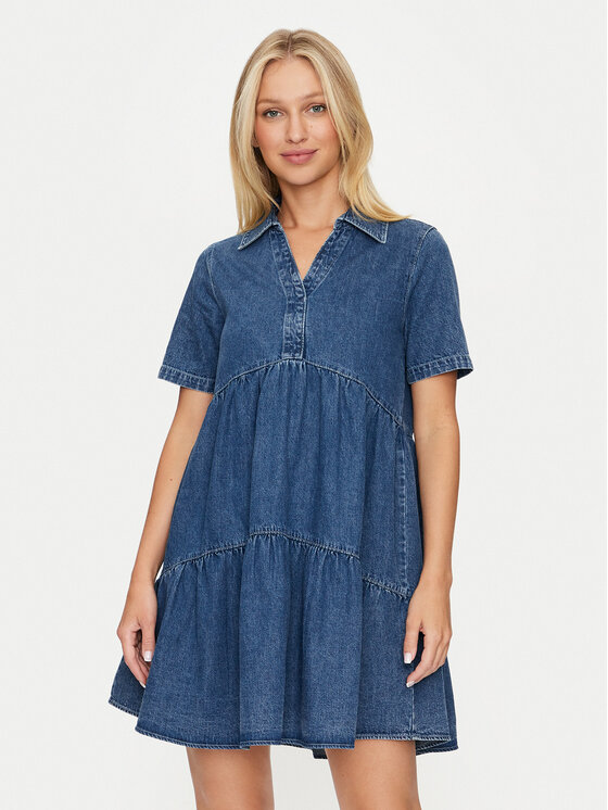 Noisy May Rochie de blugi Rikka 27030819 Albastru Loose Fit