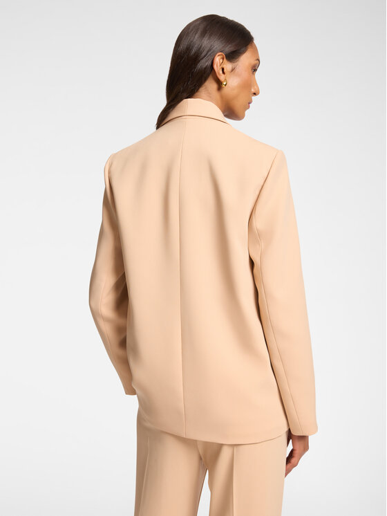 Elena Mirò Elena Mirò Giacca di transizione R059P000108N062 Crema Regular Fit