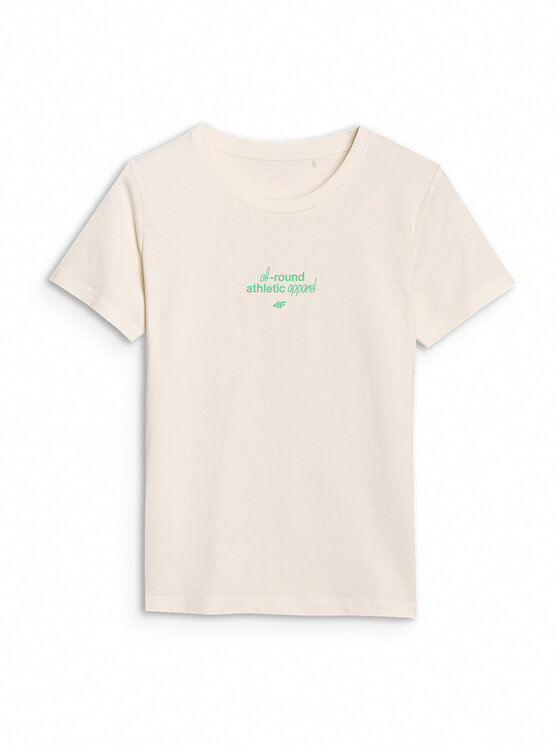 4F 4F T-Shirt MIDSHOP TEXTILE Biały Regular Fit
