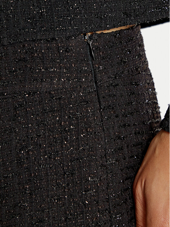 LOLA CASADEMUNT LOLA CASADEMUNT Hlače MF2414024 Crna Wide Leg