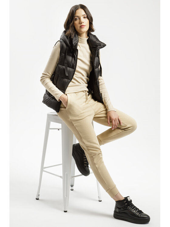 Cross Jeans Cross Jeans Spodnie dresowe 80133-009 Beżowy