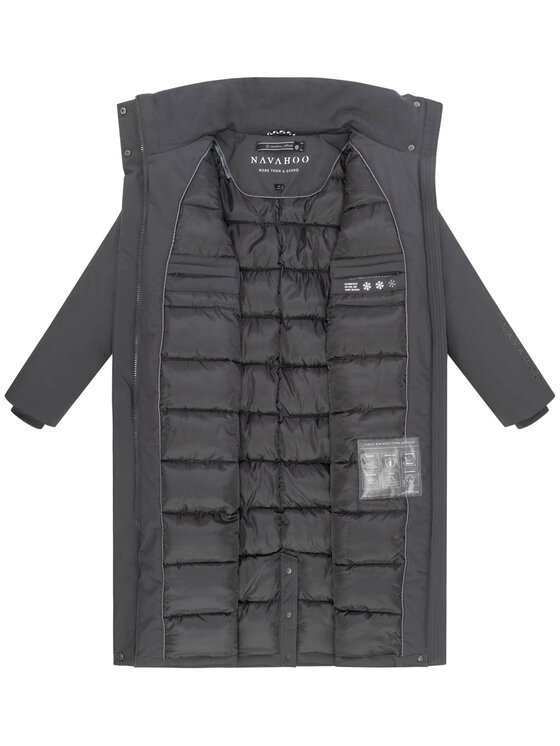 Navahoo Navahoo Kurtka zimowa Traumblüte Szary Regular Fit
