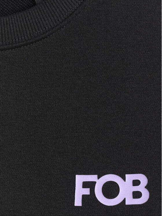 4F 4F Bluza FOB Czarny Loose Fit