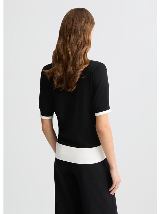 Liu Jo Liu Jo Bluza TA5093MS022A6882 Czarny Regular Fit