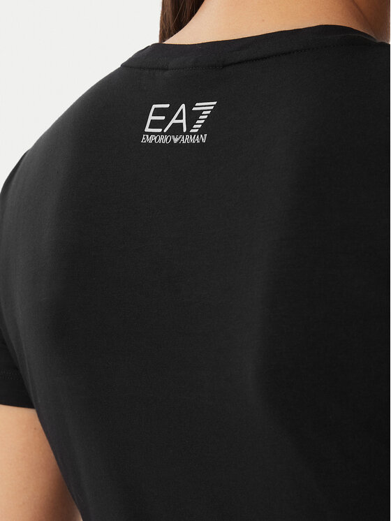EA7 Emporio Armani EA7 Emporio Armani Sukienka codzienna 7W001062 AF10373 UC001 Czarny Regular Fit