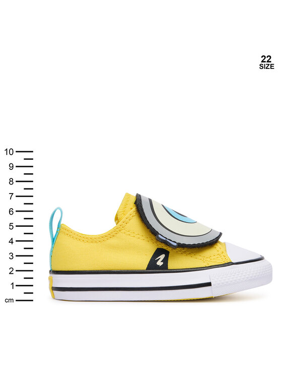 Converse Converse Modne superge Converse x Minions Chuck Taylor All Star One Strap Easy-On A21407C Rumena