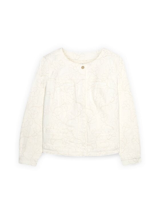 Fiorella Rubino Fiorella Rubino Marynarka R401T001266N011 Biały Boxy Fit