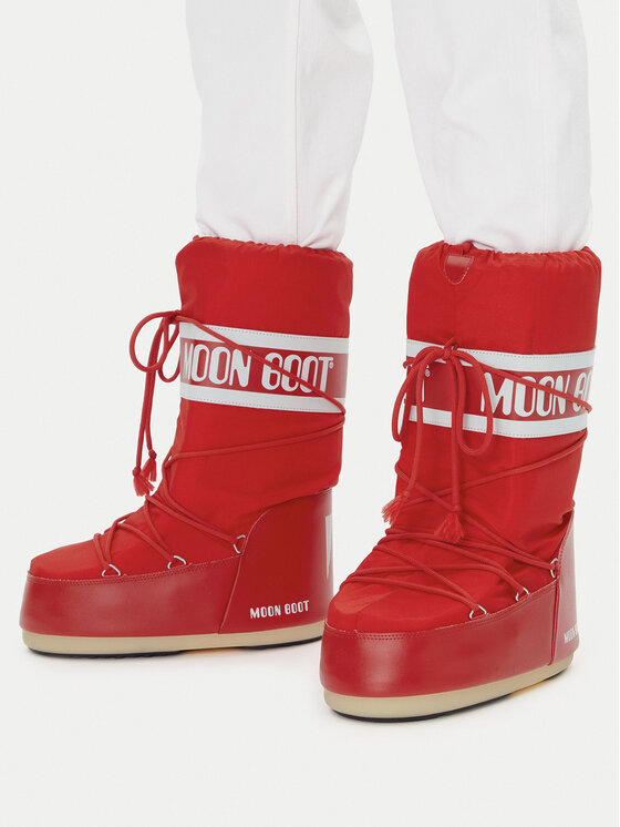 Moon Boot Moon Boot Sněhule 80D1400440 D Červená