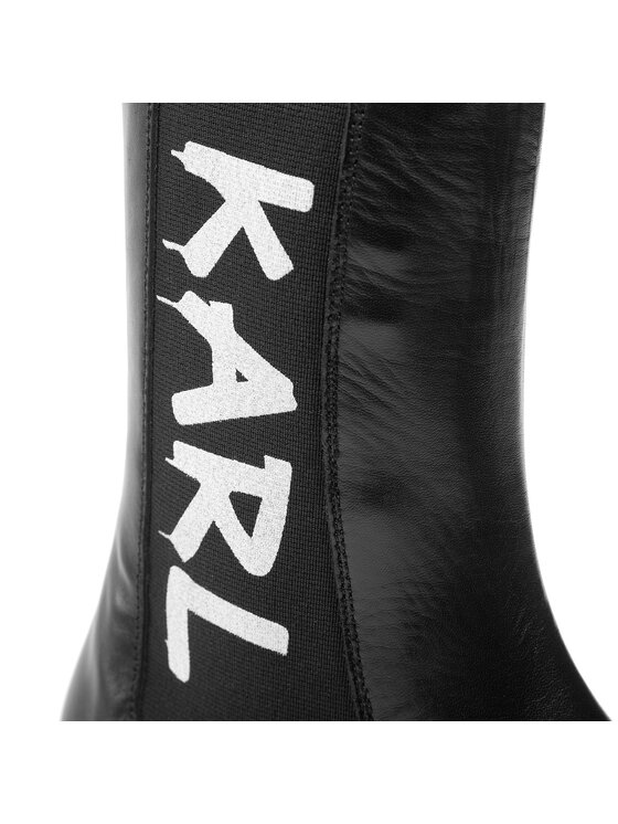 KARL LAGERFELD KARL LAGERFELD Ghete Jodhpur KL42460 Negru