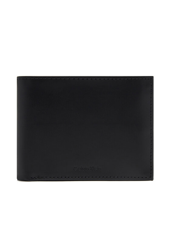 Férfi Férfi pénztárca Calvin Klein, Fekete, Ck Premium Trifold 10Cc W/Coin K50K512849