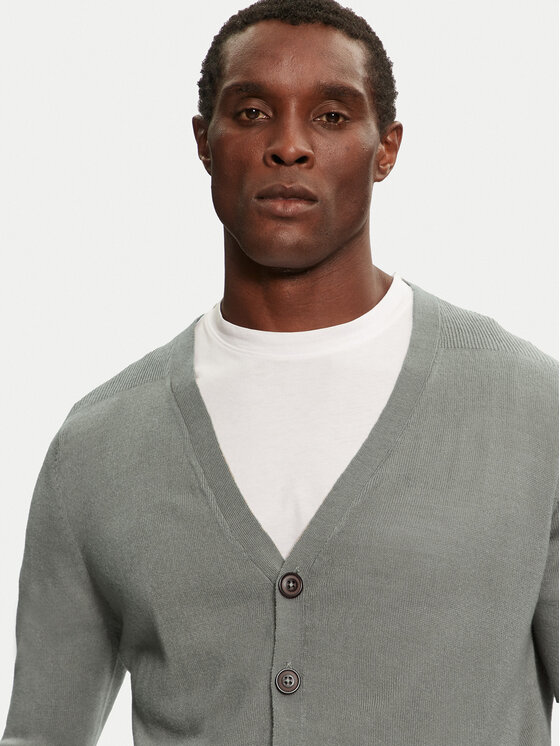 Brave Soul Brave Soul Cardigan MK-162GHAZALI Grigio Regular Fit