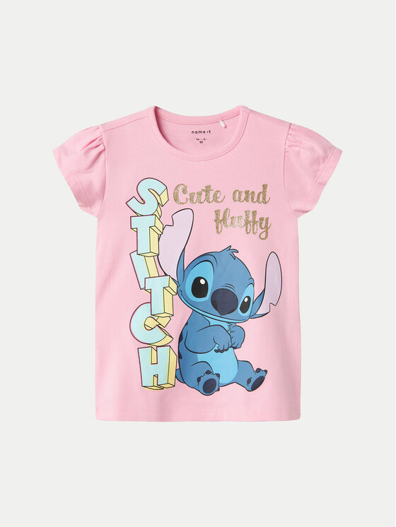 NAME IT NAME IT Футболка Folly Stitch 13240690 Рожевий Regular Fit