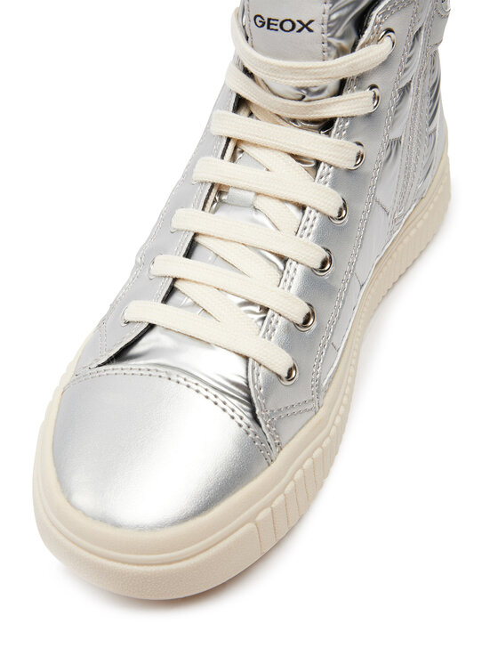 Geox Geox Laisvalaikio batai J Laquinny Girl J46M3C 0LVNF C1007 S Sidabrinė
