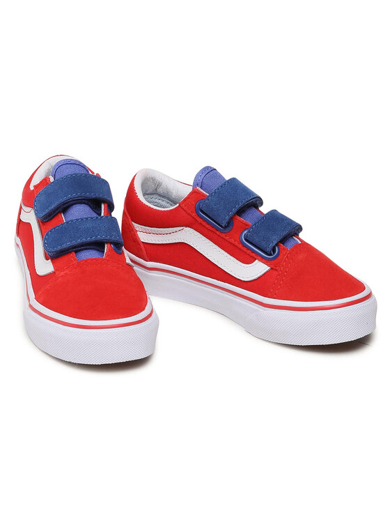 old skool vans rouge