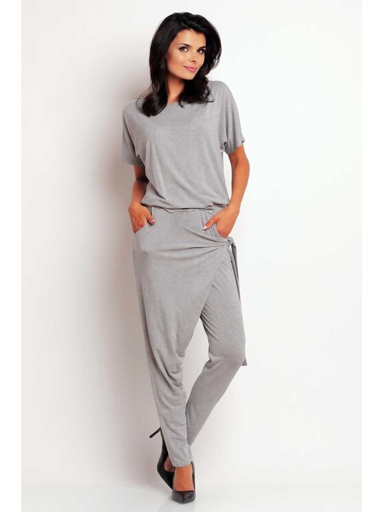 Infinite You Infinite You Kombinezon M106 Szary Basic Fit