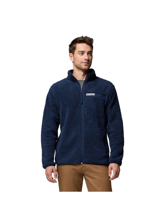 Columbia Columbia Polar Rugged Ridge High Pile Full Zip 2135481464 Granatowy Regular Fit