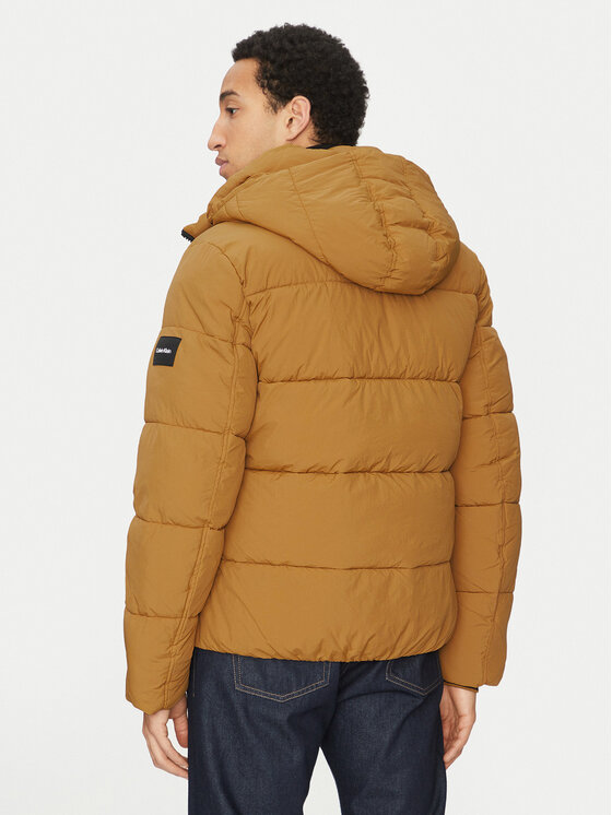 Calvin Klein Calvin Klein Žieminė striukė Crinkle K10K110336 Ruda Regular Fit