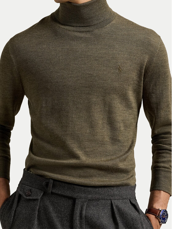 Polo Ralph Lauren Polo Ralph Lauren Rollkragenpullover 710946145006 Grün Regular Fit