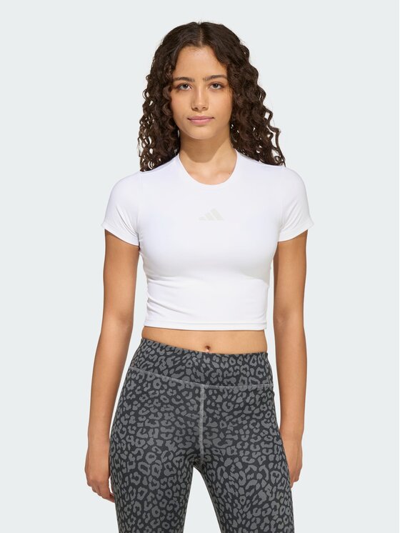 adidas adidas T-Shirt 158913 Biały Slim Fit