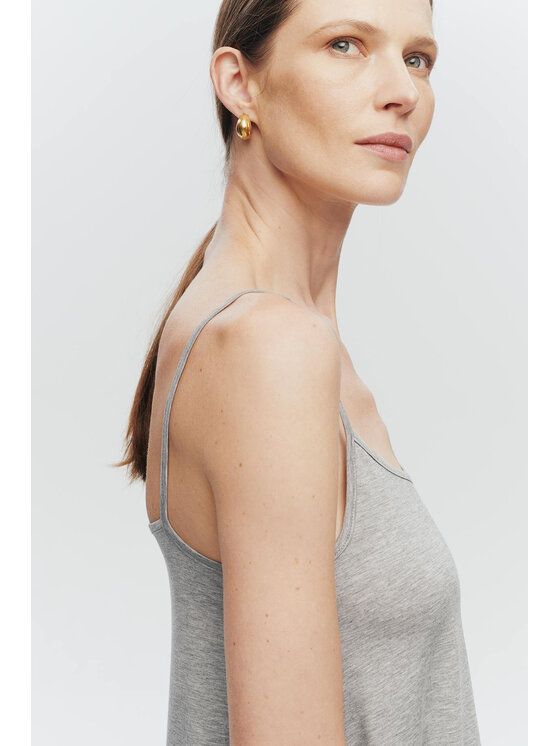 Elementy Elementy Top Muska Top Szary Regular Fit
