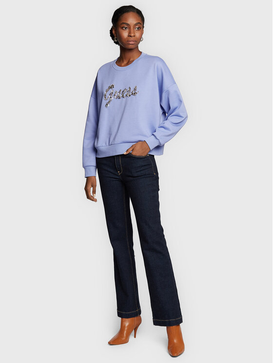 Felpa Manila W2BQ24 K8802 Blu Regular Fit