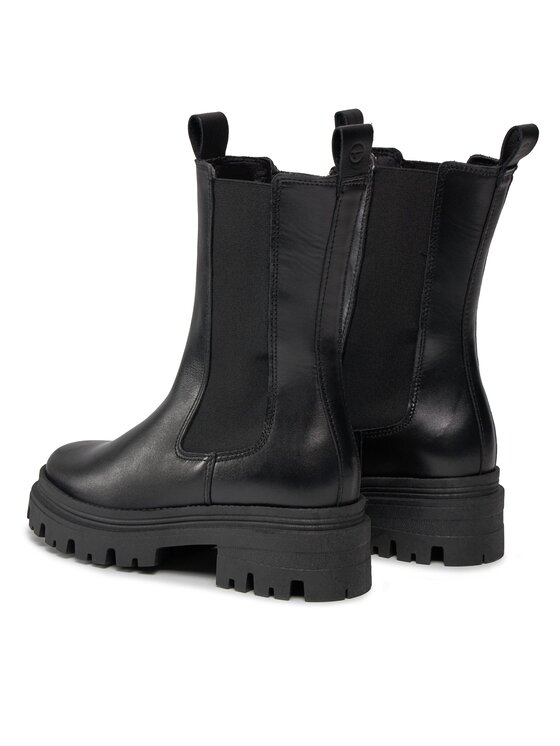 Tamaris Tamaris Kotníková obuv s elastickým prvkem 1-25498-41 Černá
