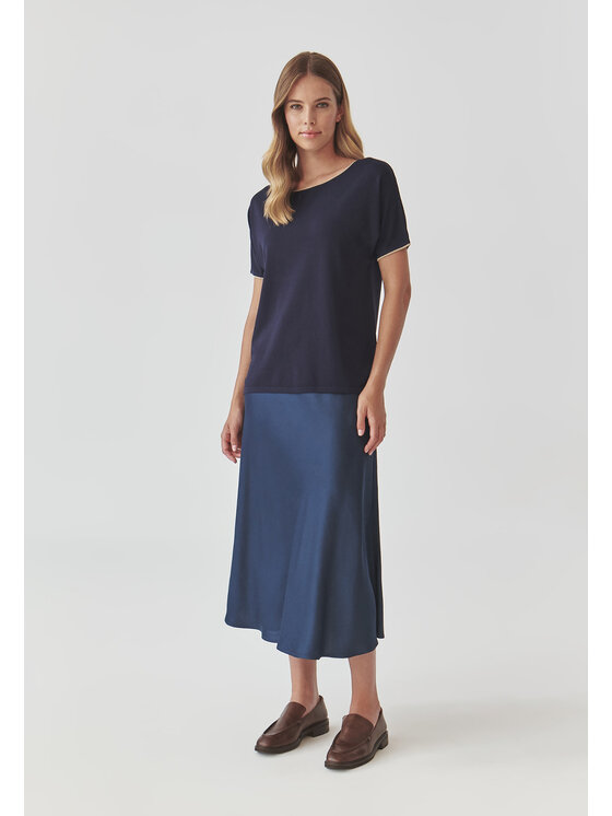 TATUUM TATUUM Halenka ESTETINA Tmavomodrá Loose Fit
