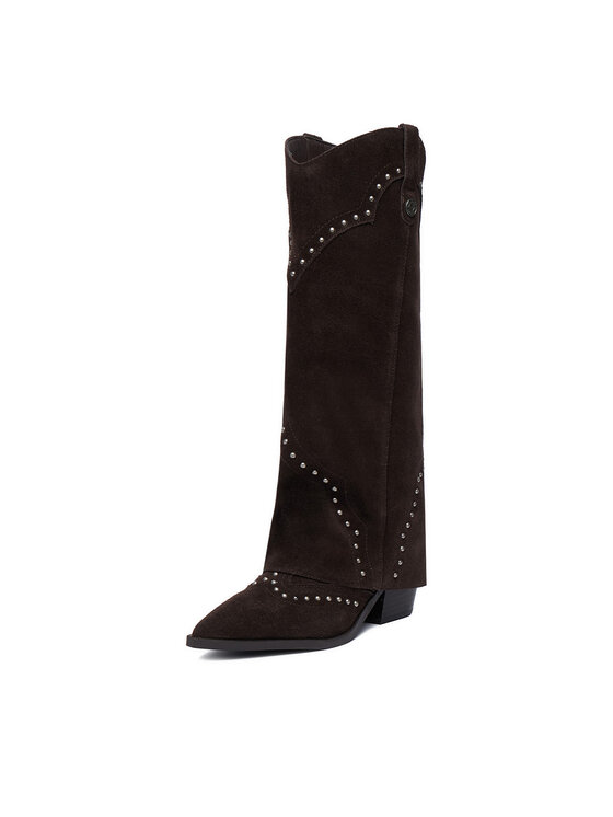 Guess Jeans Guess Jeans Cizme EO-TS6356-01 Maro închis