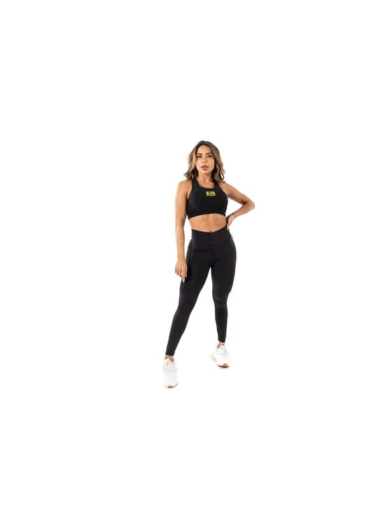 LaBellaMafia LaBellaMafia Legginsy LEGGING FLAME BLACK Czarny Basic Fit