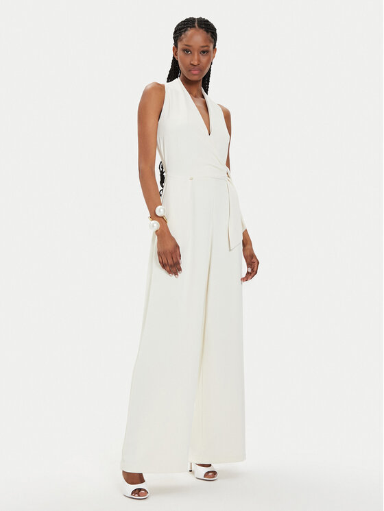 Rinascimento Rinascimento Jumpsuit CFC0117362003 Écru Regular Fit