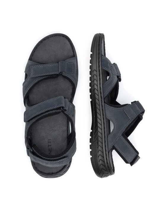 Lanetti Lanetti Sandalen TEREK-02 MBS Grau