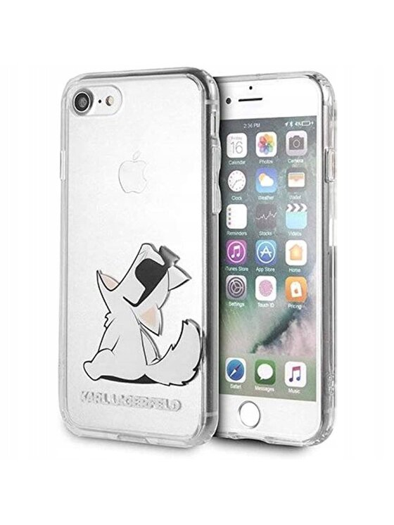 KARL LAGERFELD KARL LAGERFELD Etui na telefon Choupette Fun Przezroczysty