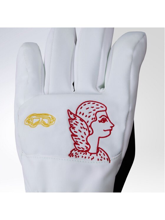 Rossignol Rossignol Rękawice narciarskie W Jcc Ski Gloves R-Shell Dry Biały