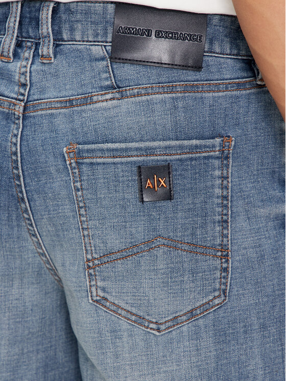 Armani Exchange Armani Exchange Džínsové šortky 3DZJ65 Z1XBZ 1500 Modrá Regular Fit