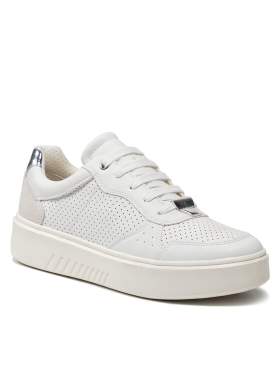 Geox Geox Sneakersy D Nhenbus A D258DA 08554 C1000 Biały