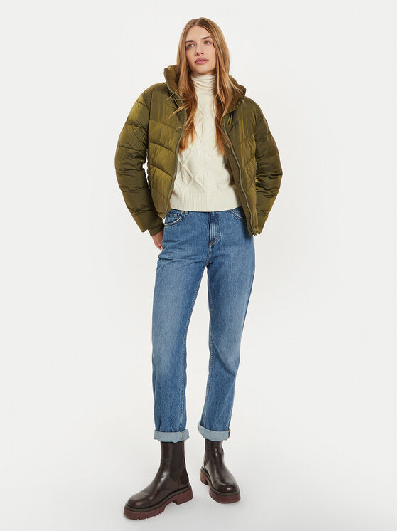 Wrangler Wrangler Giubbotto invernale 112356502 Verde Regular Fit