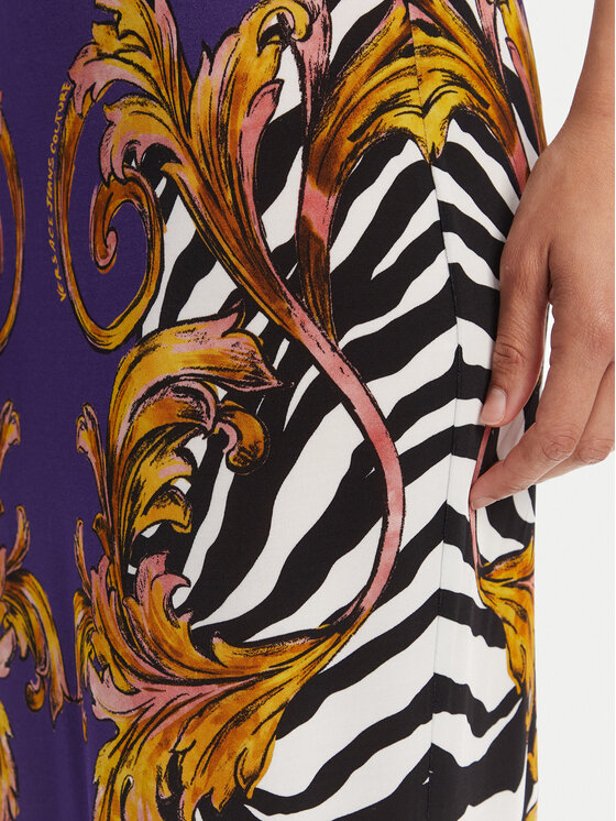 Versace Jeans Couture Versace Jeans Couture Fustă tip creion 78HAE8P6 Violet Slim Fit
