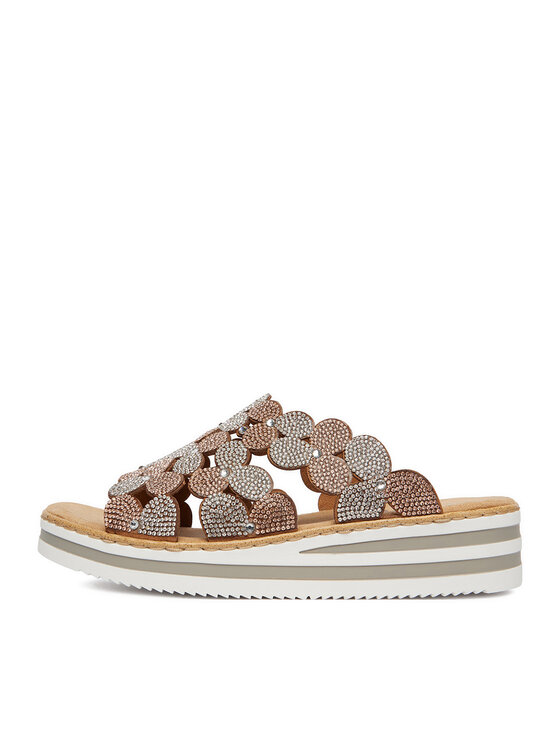 Rieker Rieker Iešļūcenes CEO-V02R8-90 Zelta