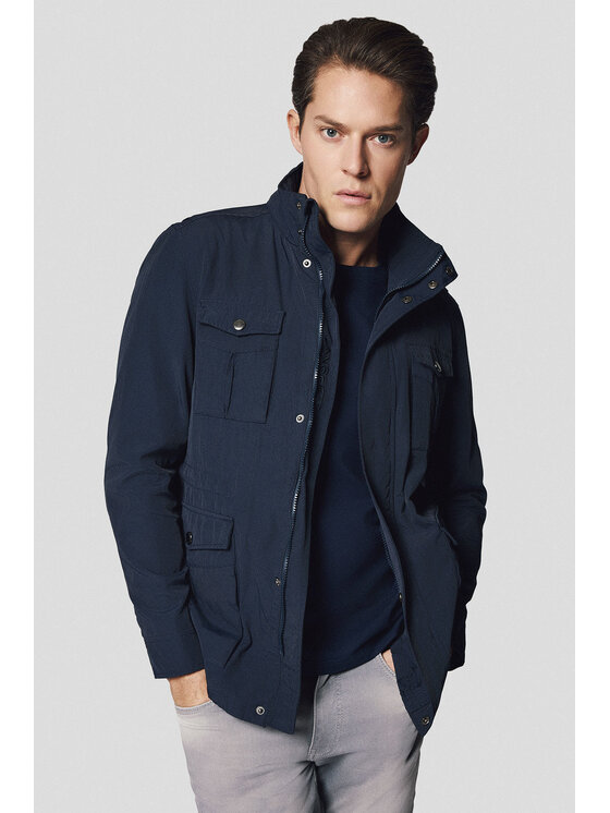 Lancerto Lancerto Kurtka przejściowa Waterford KU131125000004 Granatowy Regular Fit