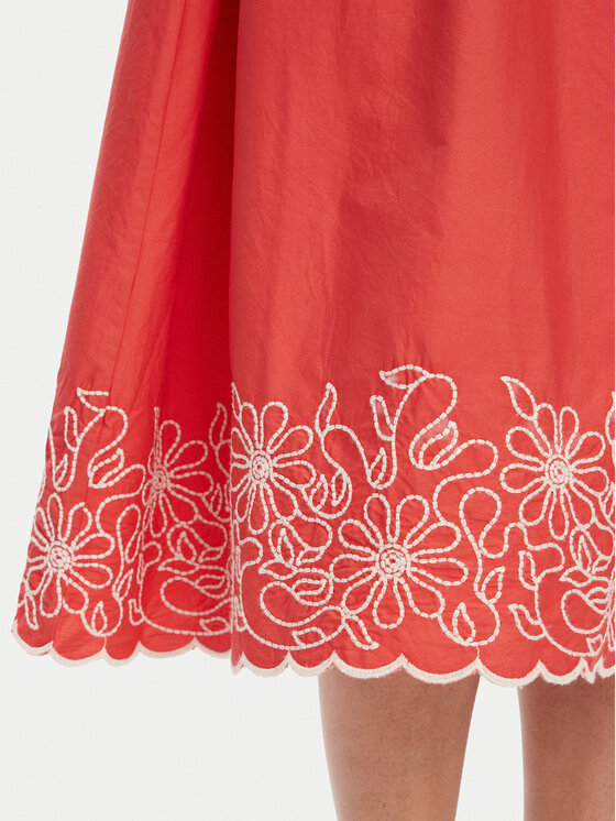 United Colors Of Benetton United Colors Of Benetton Vasarinė suknelė 4KUSDV0B7 Raudona Regular Fit
