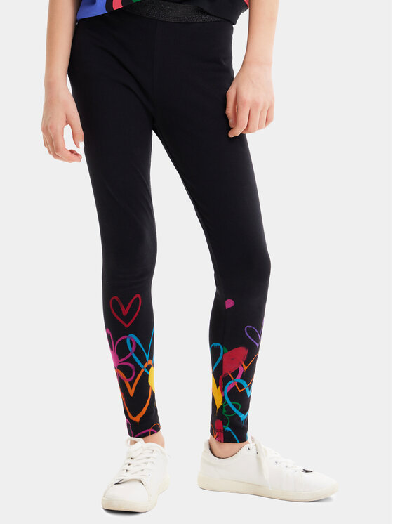Desigual Desigual Leggings 23WGKK01 Crna Regular Fit