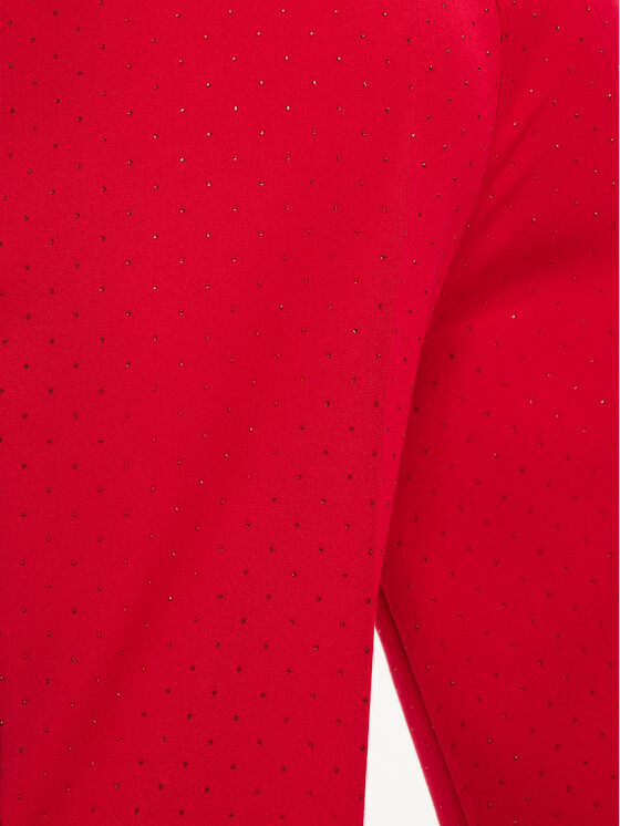 KMX KMX Spodnie materiałowe 807950008 Czerwony Wide Fit