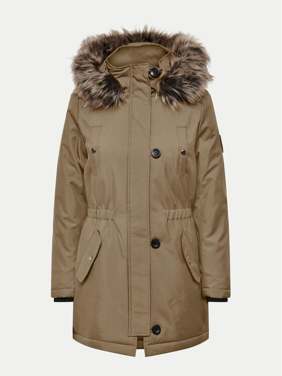 ONLY ONLY Parka Iris 15304625 Rjava Regular Fit