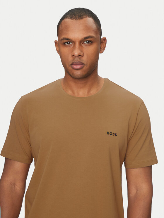 BOSS BOSS T-Shirt Mix&Match 50515312 Beżowy Regular Fit