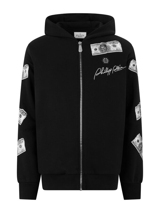 PHILIPP PLEIN PHILIPP PLEIN Felpa 31091 Nero Athletic Fit